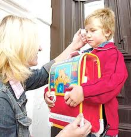 My first day of school