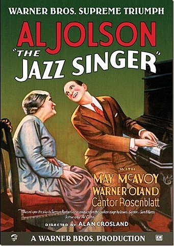 1927 First "Talkie" film "The Jazz Singer"