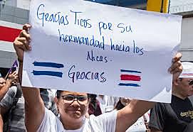 Nicaragua a Costa Rica