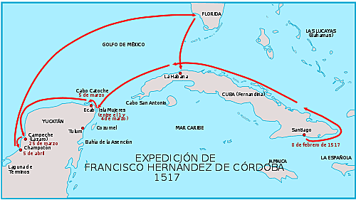 Descubrimiento de Yucatán