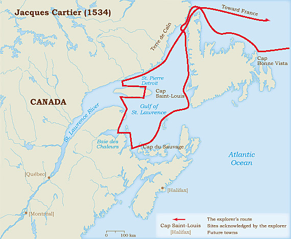 Jacques Carter sailed for France