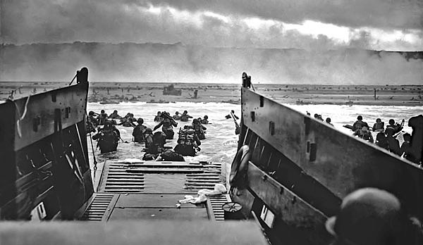 1944 June 6, D-Day invasion of beaches at Normandy