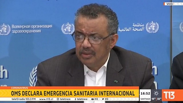 OMS DECLARA EMERGENCIA INTERNACIONAL POR CORONAVIRUS