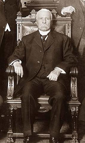 Notificación de la elección de Porfirio Díaz