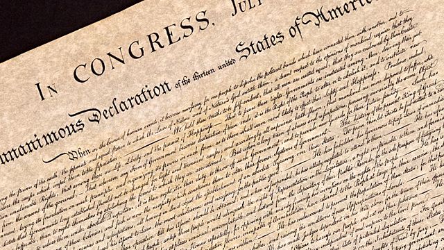Adoption of the Declaration of Independence