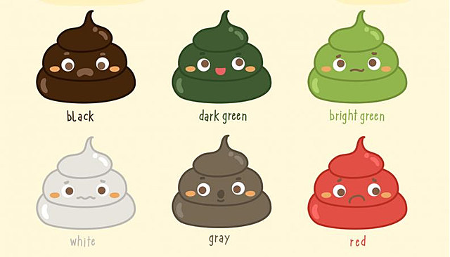 Colores de la popó del bebé (Señales de alerta