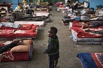 Niños migrantes en España.