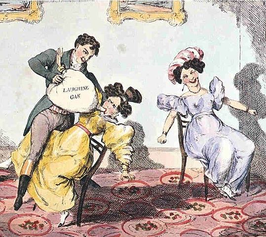 "Gas de la risa" en odontología