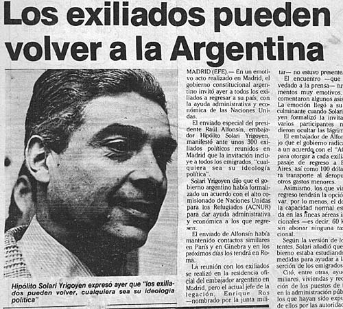 Exilio argentino