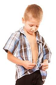 Intenta abotonar y desabotonar