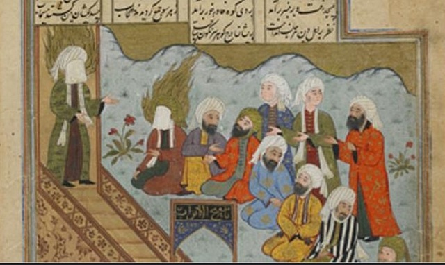 Mahoma huye de la meca