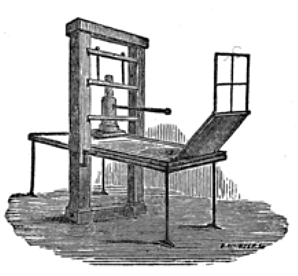 Gutenberg printing press