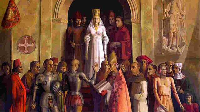 CORONACIÓN DE ISABEL I DE CASTILLA