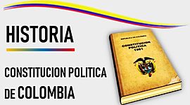 Timeline: Constituciones políticas de Colombia