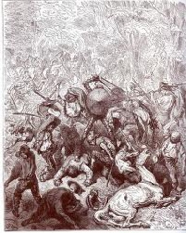 Golpean a Don Quijote