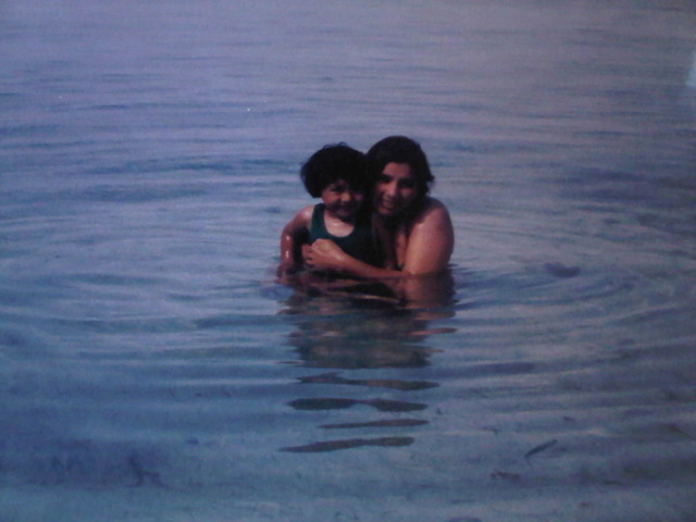 my first travel to the beach