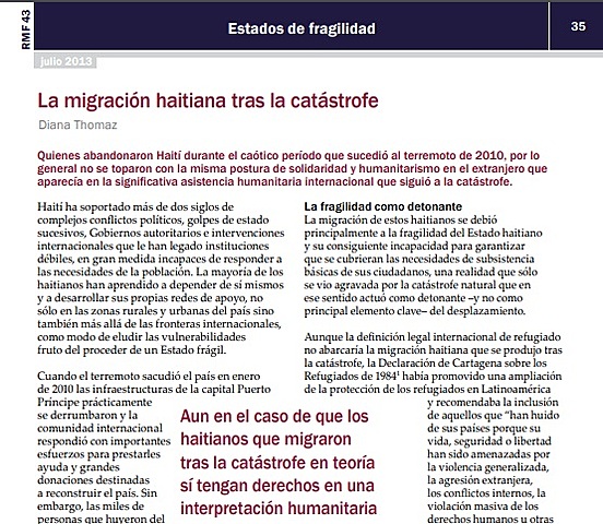 La catástrofe haitiana