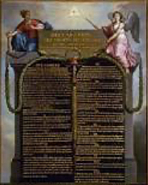 The declaration of rights of man