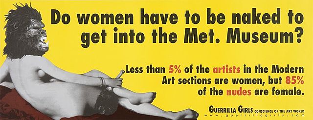 Do women have to be naked to get into the Met. Museum