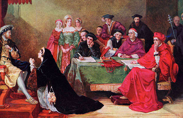 Henry VIII broke from the Church in Rome and divorced his wife