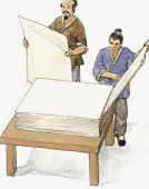 Paper was invented by the Chinese.