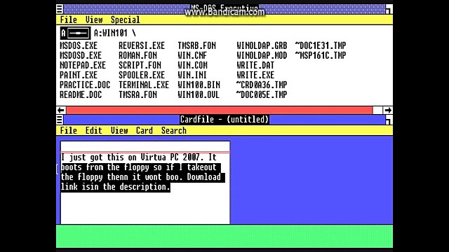 Primer sistema operativo Windows