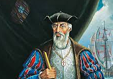 Vaso da Gama sailed around the southern tip of Africa en route to India.