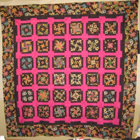 Mardi Gras 4 Patch top complete