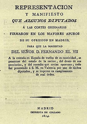 Abolición de la Constitución de 1812