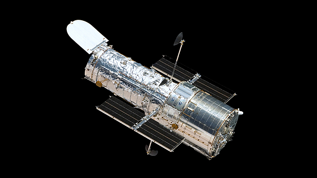 El lanzamiento del telescopio espacial Hubble.