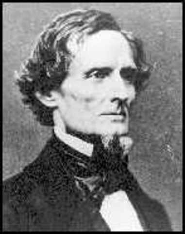 Jefferson Davis inaugurated as President of the CSA
