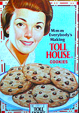 La galleta con chispas de chocolate