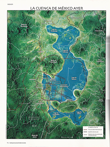 Llegada de los Mexicas al Lgo de Texcoco