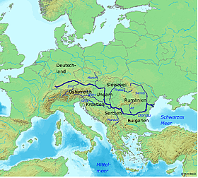 los goldos se instalan en las orillas del danubio