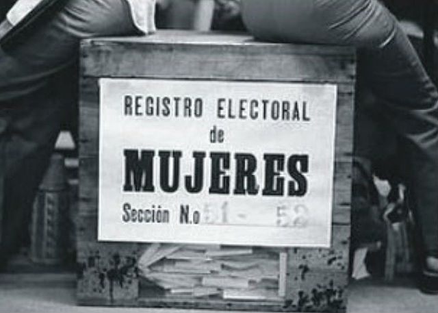 El voto de la mujer en México