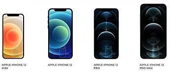 iPhone 12, iPhone 12 Pro, iPhone 12 Mini, iPhone 12 Pro Max