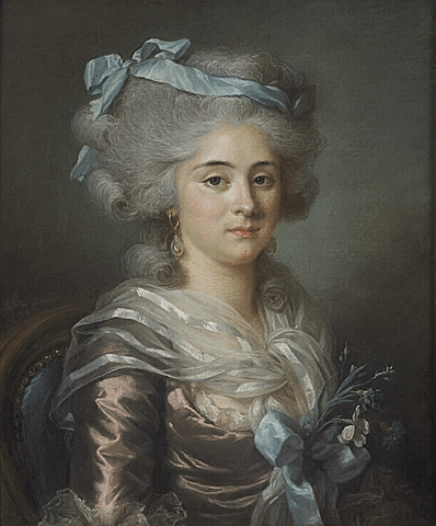Labille-Guiard admitted in the French Academy.