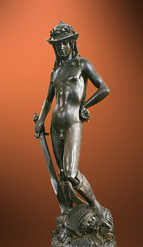 Estatua de bronce de David de Donatello-Edad Media