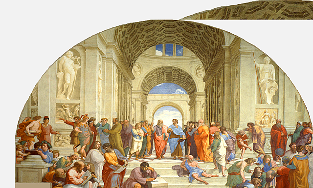 La escuela de Atenas-Renacimiento