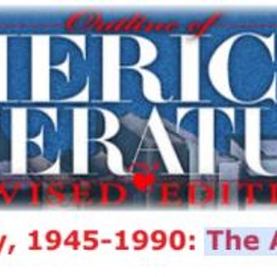 Timeline: CHAPTER 7 American Poetry 1945-1990:  The Anti-Tradition