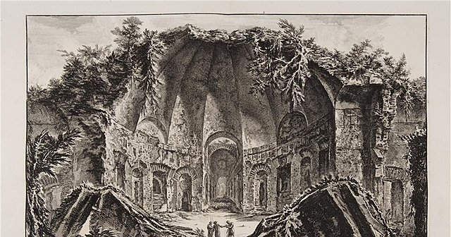 Obra monumental de grabados del arquitecto Piranesi