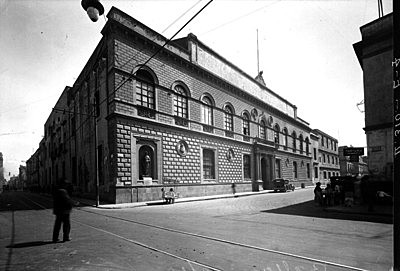 Edificación de la Real Academia de San Carlos de las Nobles Artes de la Nueva España