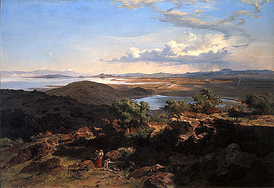 El valle de México (1875) por José María Velasco