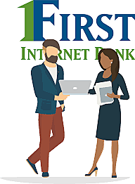 Abre el primer banco de servicio integral completamente en línea, el Flrst Internet Bank of Indiana.