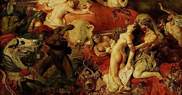 "La mort de Sardanàpal", Eugène Delacroix