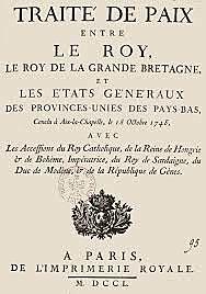 1ª Guerra contra Francia. Paz de Aquisgrán. Se reconoce la independencia de Portugal.