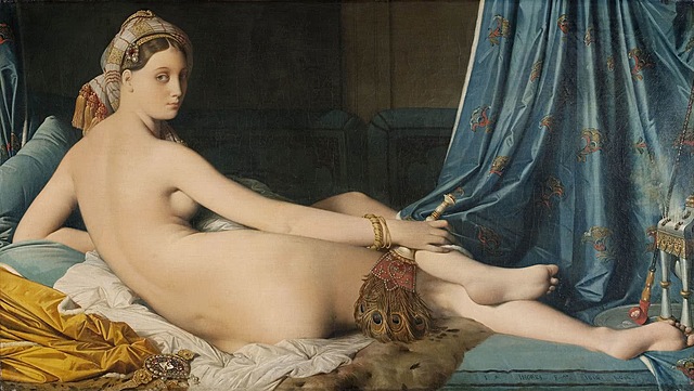 "La gran odalisca", Jean-Auguste Ingres