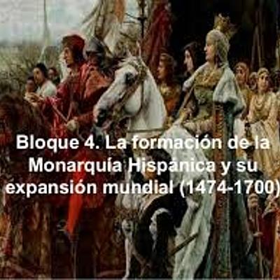 Timeline: UNIDAD 3: La formación de la Monarquía Hispánica y su expansión mundial (1474-1700).