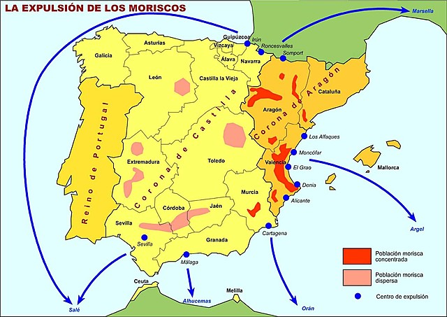 Expulsión de los moriscos de España