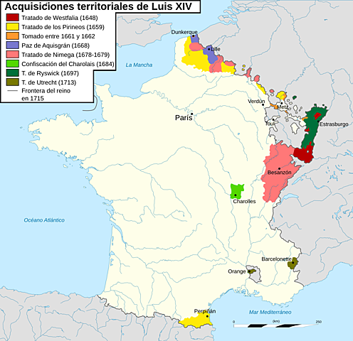 2ª Guerra contra Francia. Paz de Nimega.